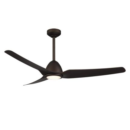 AIRE BY MINKA Kava 54 in. Integrated LED Indoor/Outdoor Oil Rubbed Bronze Ceiling Fan with Light 4726 Otaku otaku.store