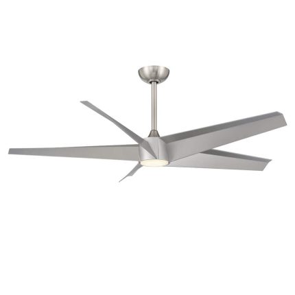 AIRE BY MINKA Urbain 56 in. Integrated LED Indoor Brushed Nickel Ceiling Fan with Light Kit 4728 Otaku otaku.store