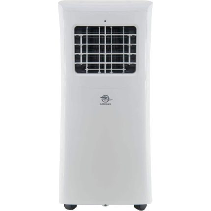 AIREMAX 5,000 BTU Portable Air Conditioner Cools 300 Sq. Ft. with Dehumidifer, Timer, Remote and Wheels in White APO110C Otaku otaku.store