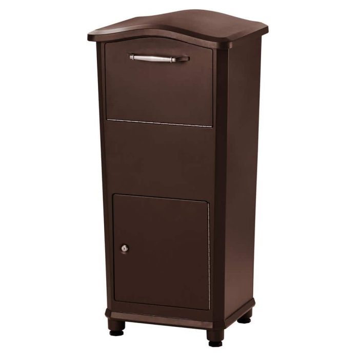 Architectural Mailboxes Elephantrunk Oil Rubbed Bronze, Extra Large, Aluminum, Locking, Parcel Drop 6900RZ Otaku otaku.store 3