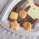 Cute Biscuit Hairpin Set 4Pcs