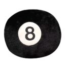 Billiards 8 Ball Stuffed Pillow