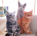 3D Cat Figures Soft Pillows