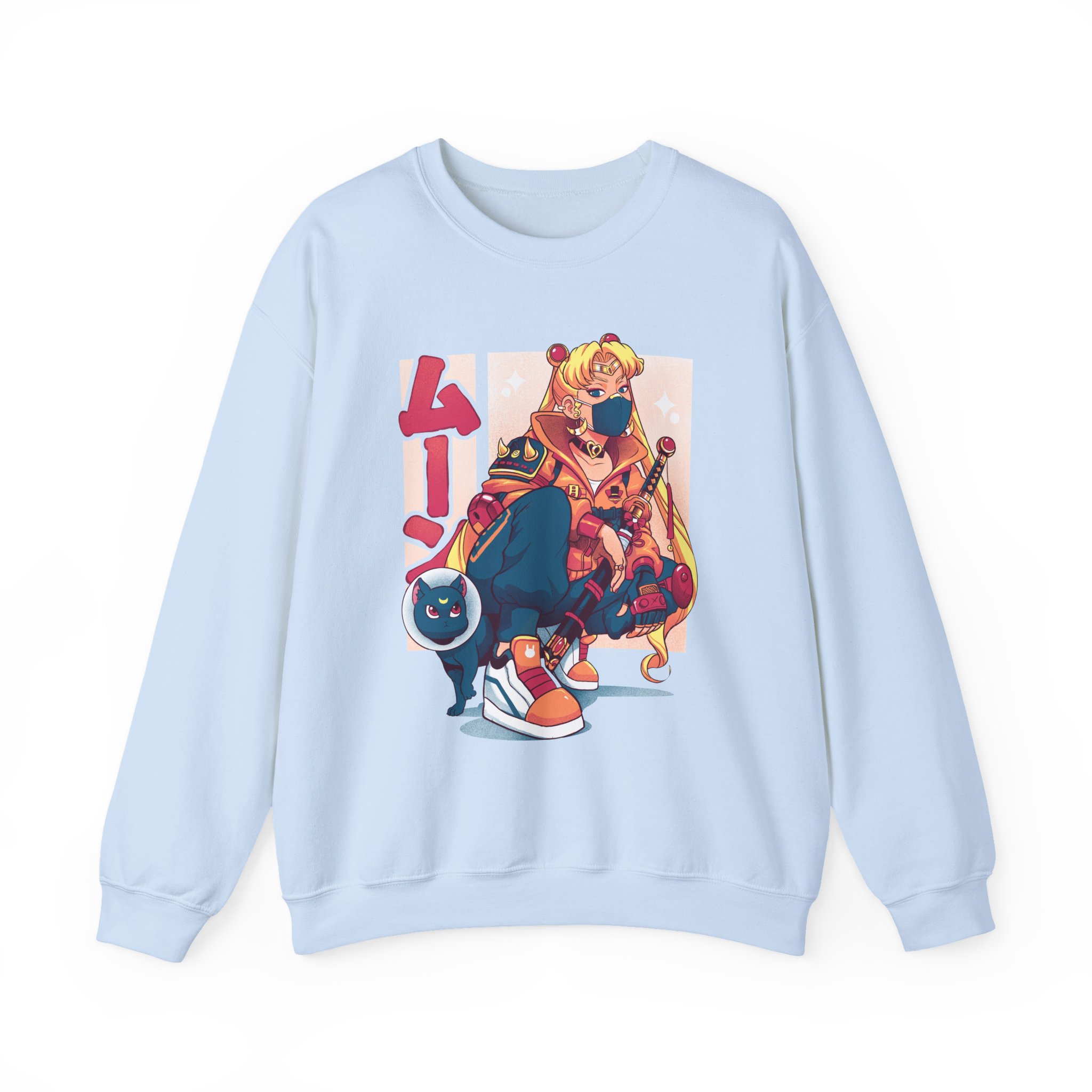 Sailor Moon Cyberpunk Street-style Sweatshirt - Image 15