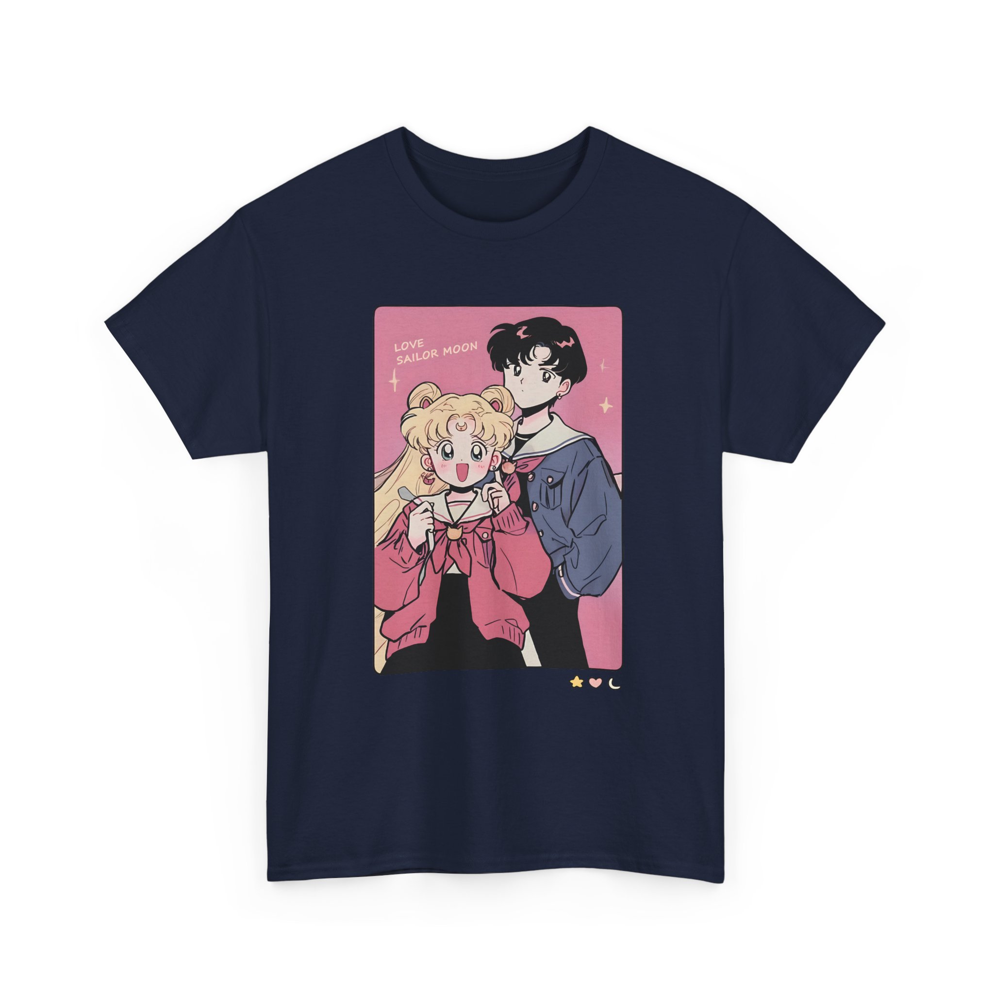 Sailor Moon - Usagi and Mamoru Fanart T Shirt - Image 8