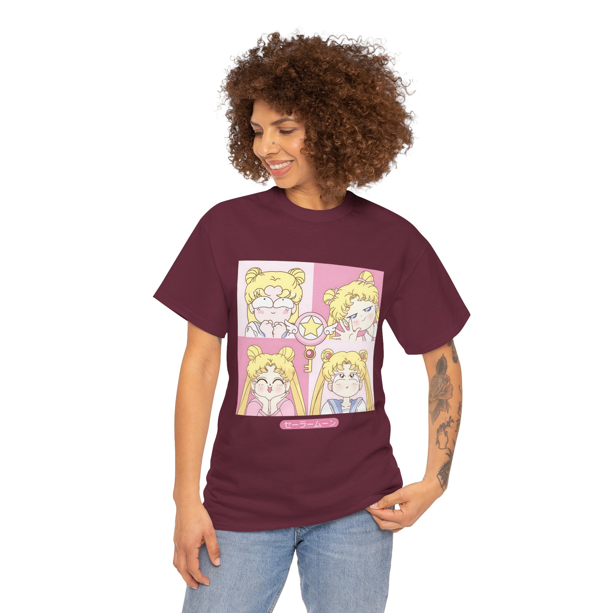 Sailor Moon Kawaii Mood Collage T Shirt - Image 7