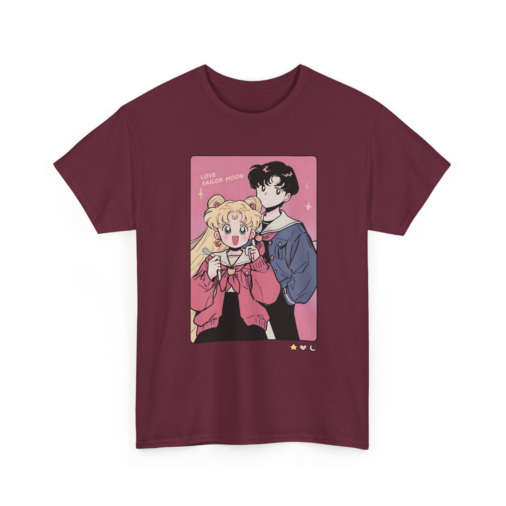 Sailor Moon - Usagi and Mamoru Fanart T Shirt - Image 7