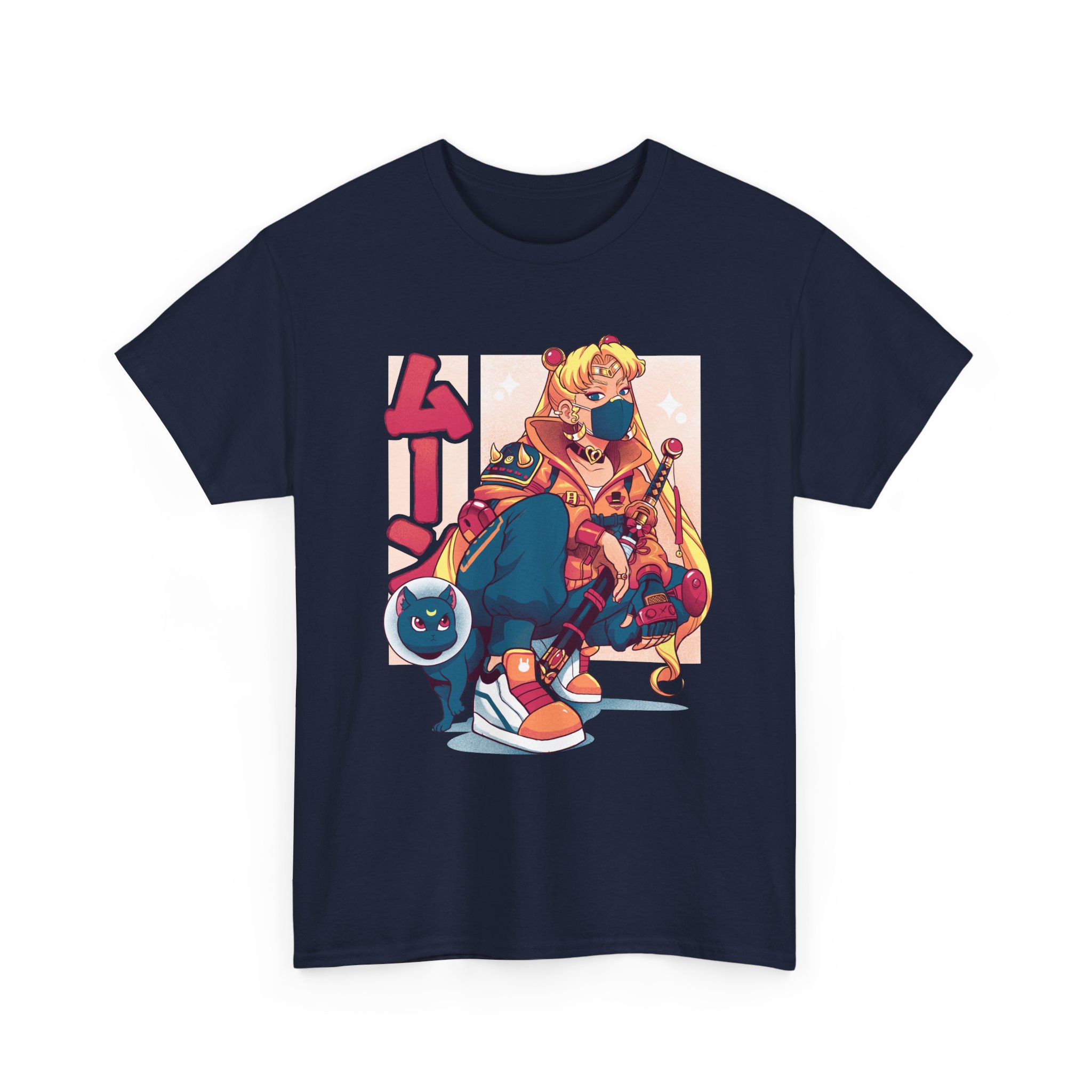 Sailor Moon Cyberpunk Street-style T Shirt - Image 11