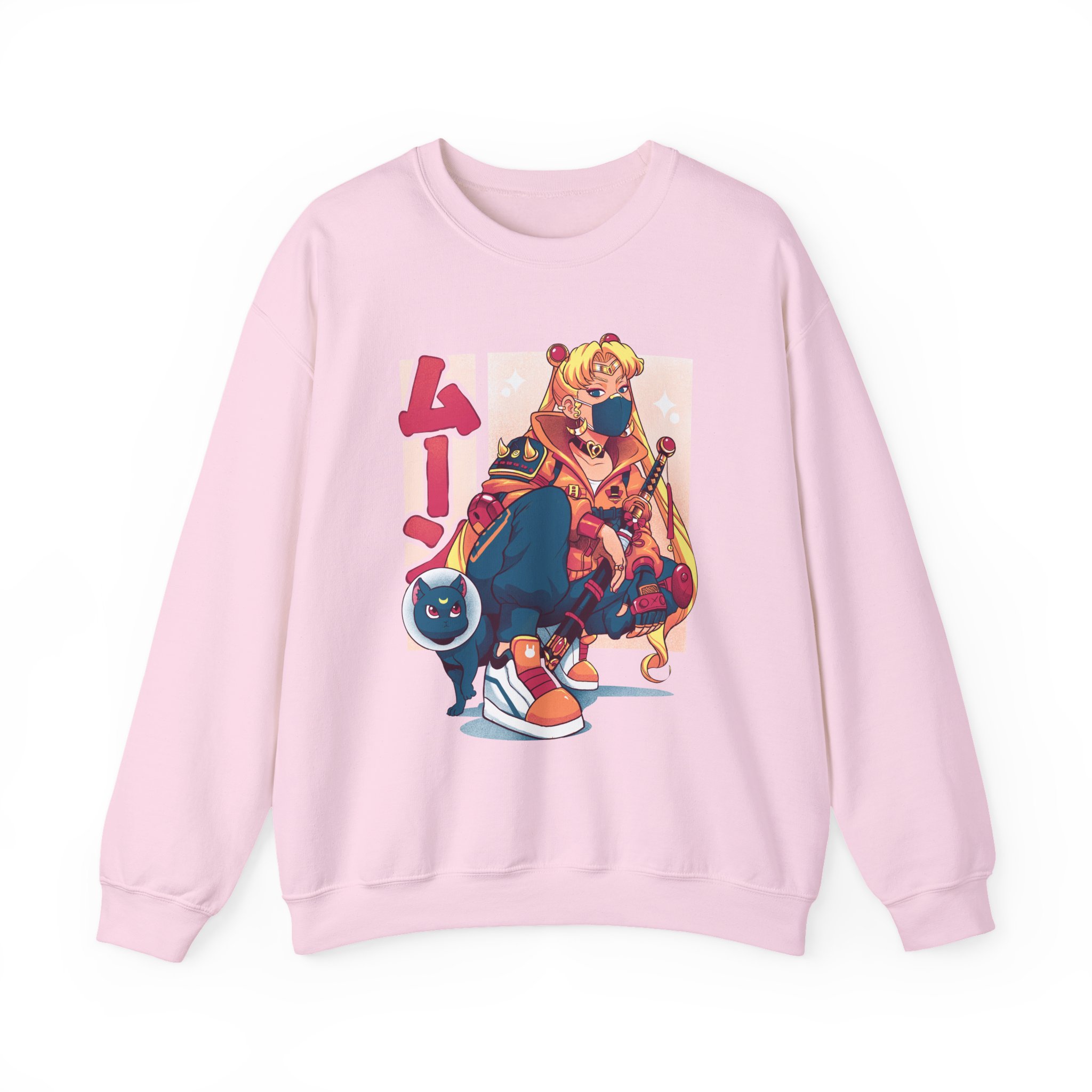 Sailor Moon Cyberpunk Street-style Sweatshirt - Image 13