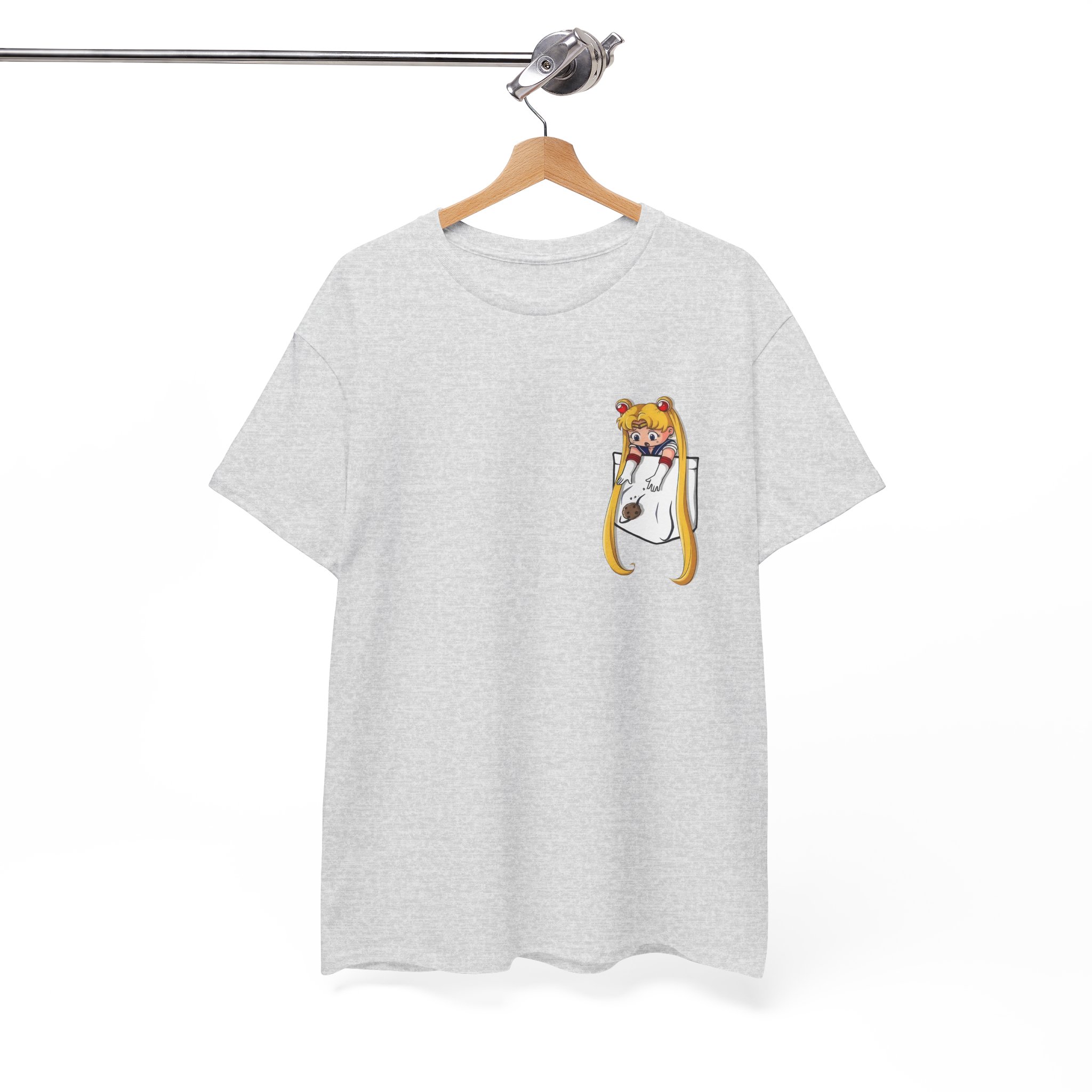 Sailor Moon in Pocket T Shirt - Image 5
