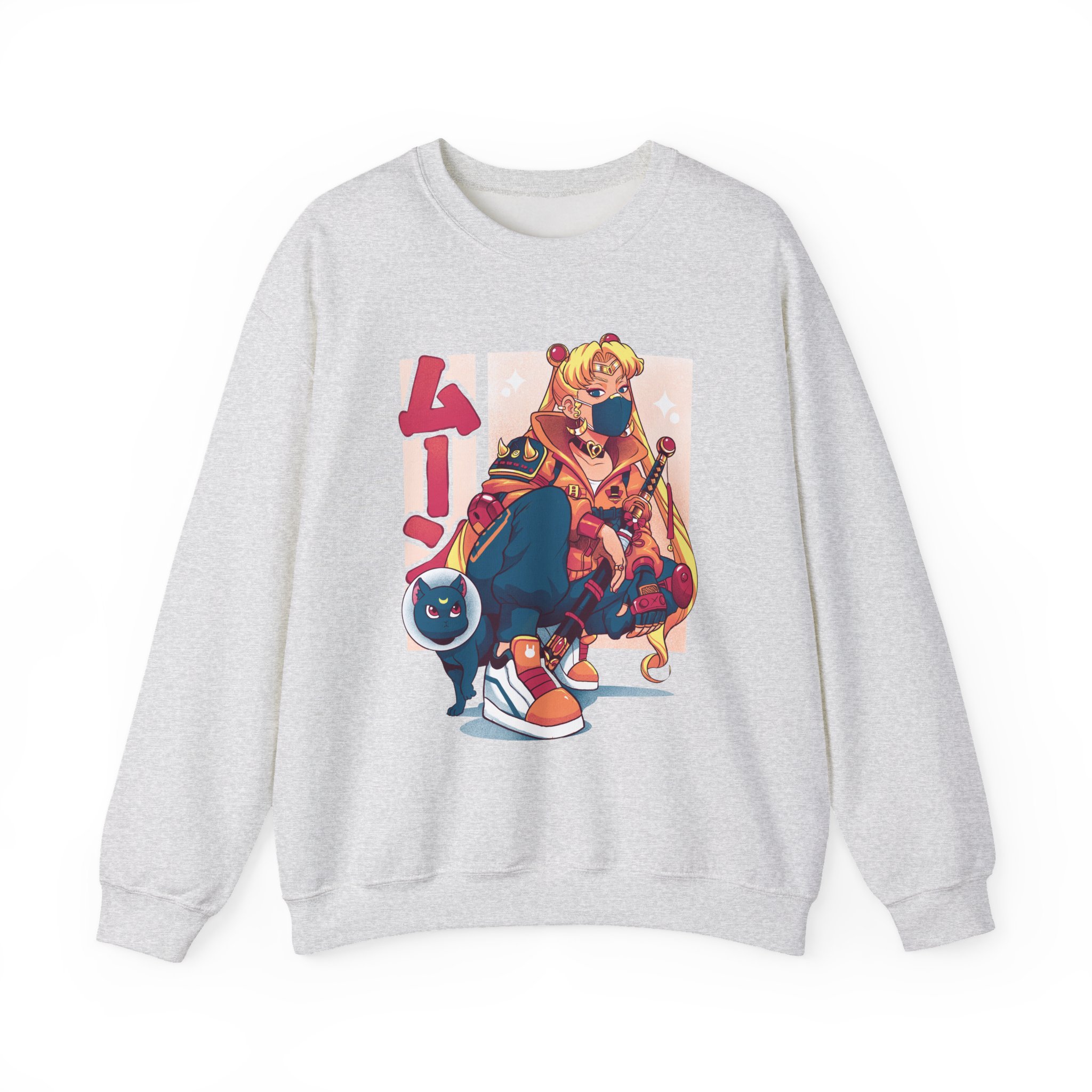 Sailor Moon Cyberpunk Street-style Sweatshirt - Image 5
