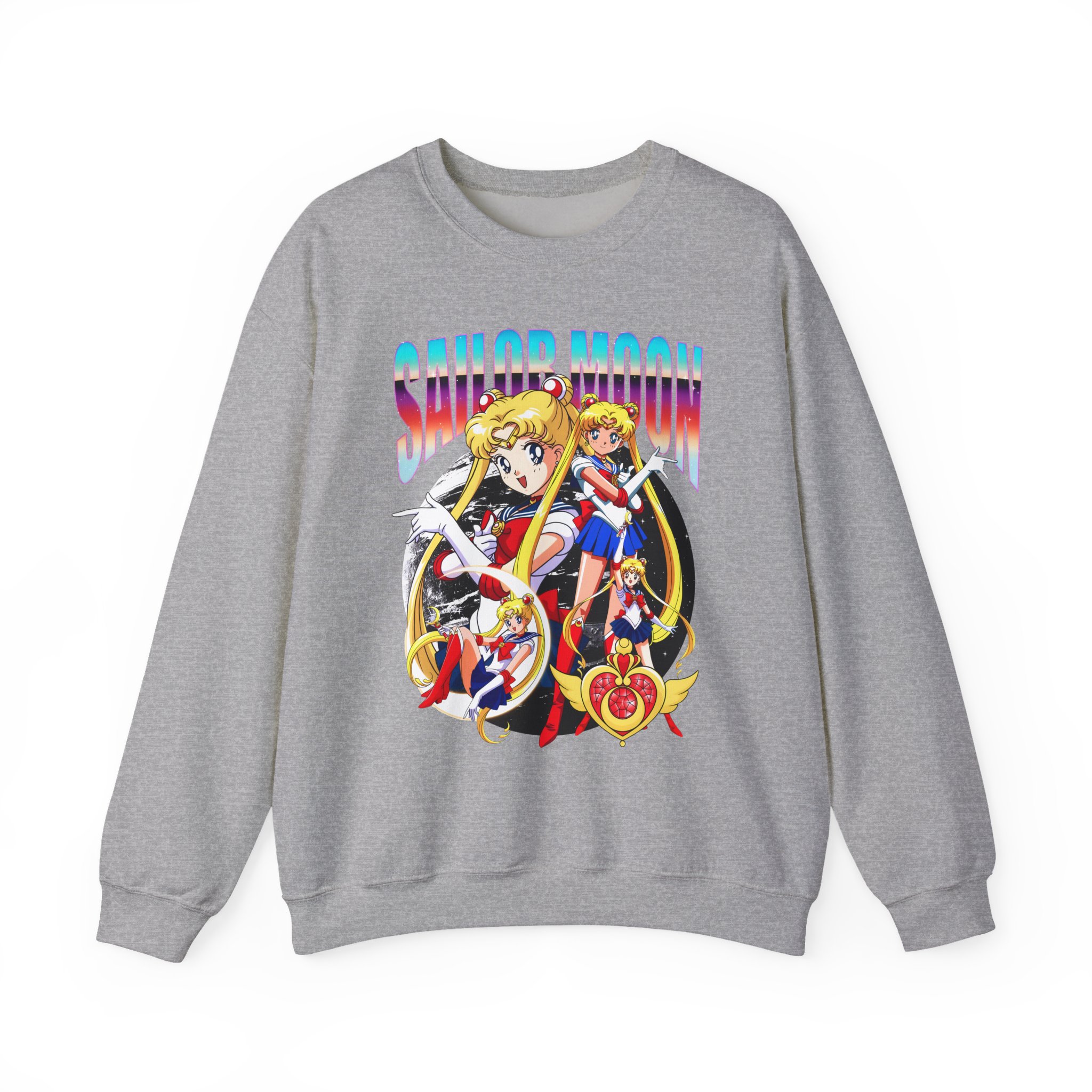 Sailor Moon Retro 90s Anime Graphic Sweatshirt - Image 6