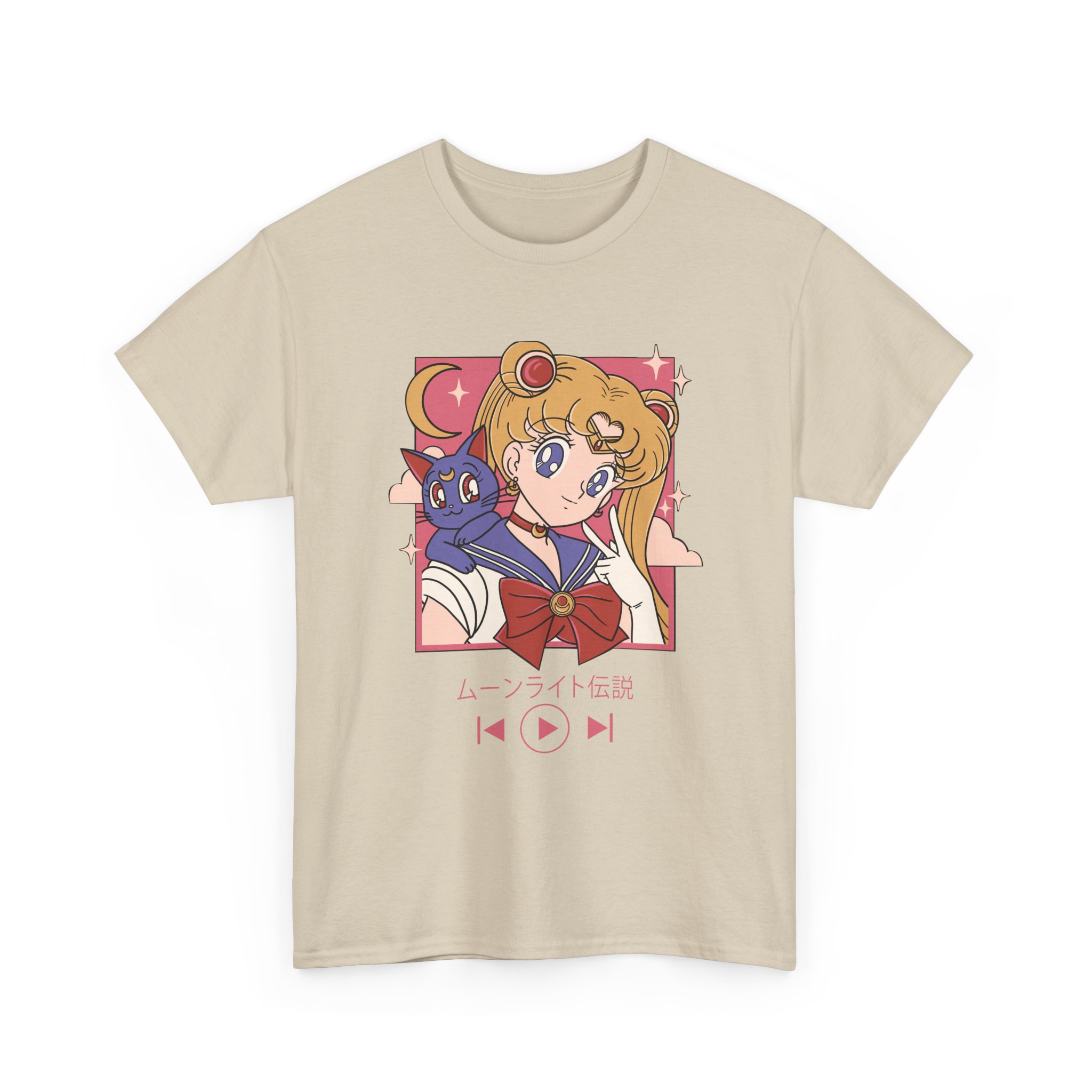 Sailor Moon - Usagi and Luna Fanart T Shirt - Image 16