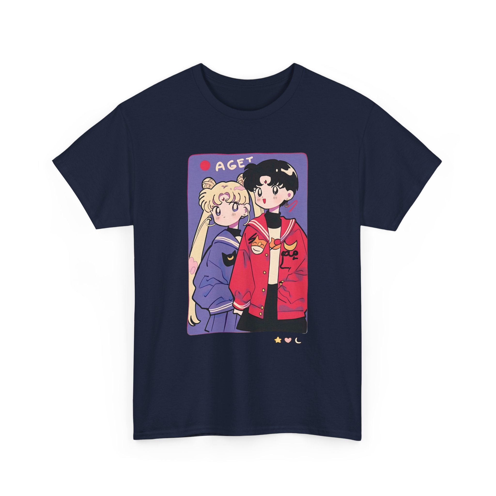 Sailor Moon - Usagi and Mamoru Chibi Fanart T Shirt - Image 8