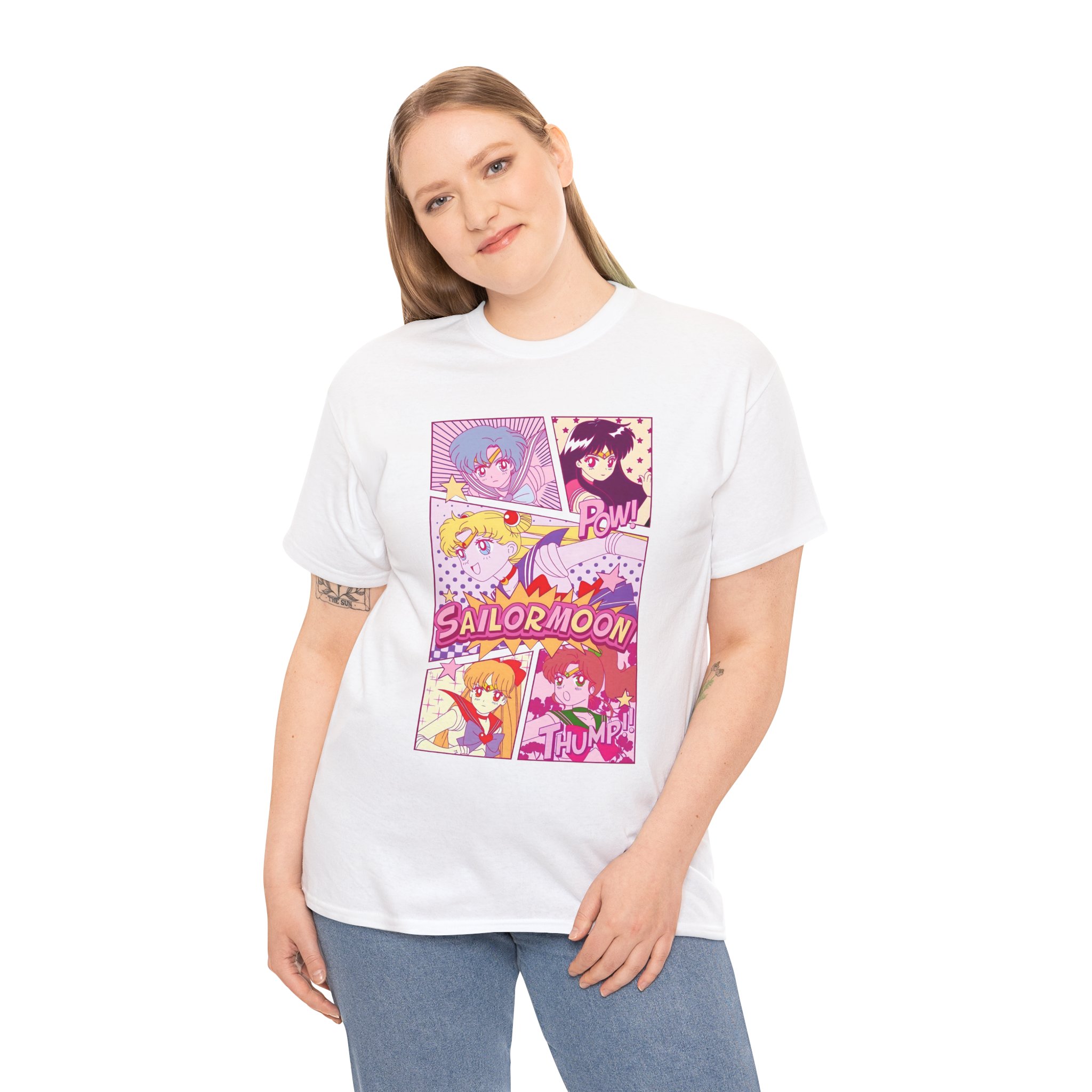 Sailor Moon Retro Comic T Shirt - Image 2