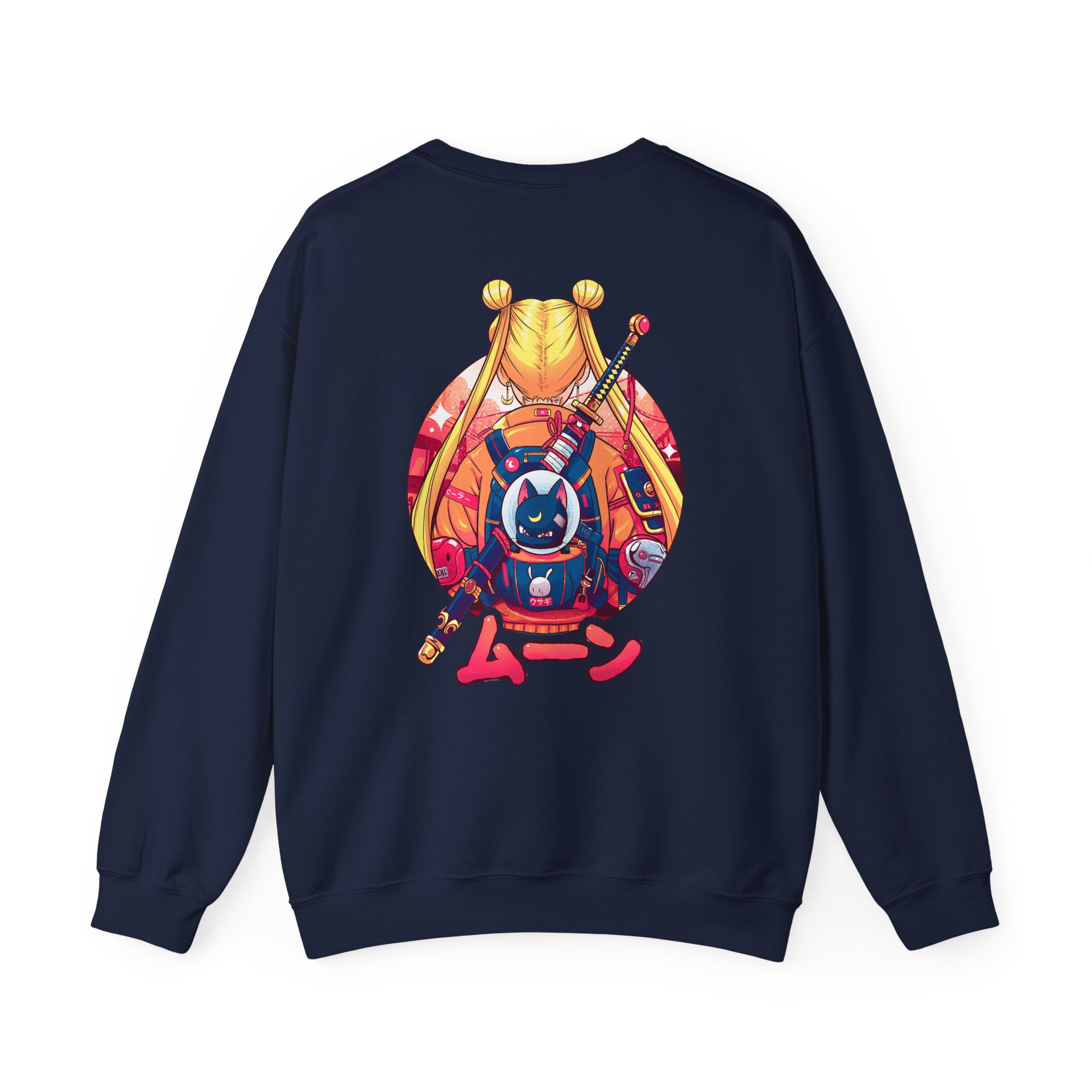 Sailor Moon Cyberpunk Street-style Sweatshirt - Image 12