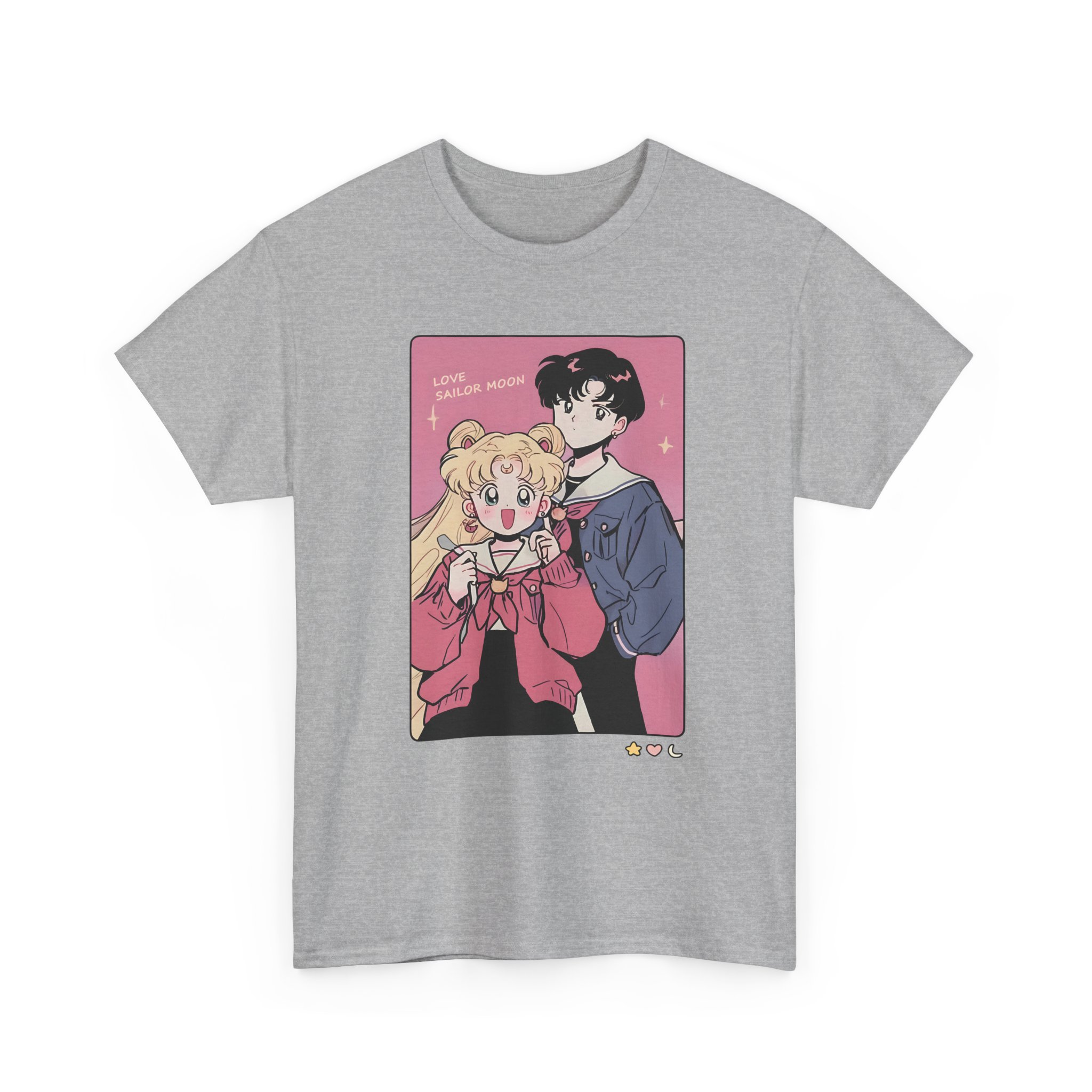 Sailor Moon - Usagi and Mamoru Fanart T Shirt - Image 6