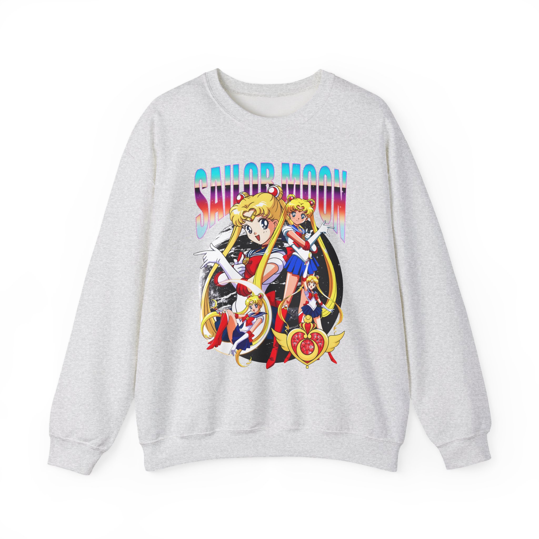 Sailor Moon Retro 90s Anime Graphic Sweatshirt - Image 4
