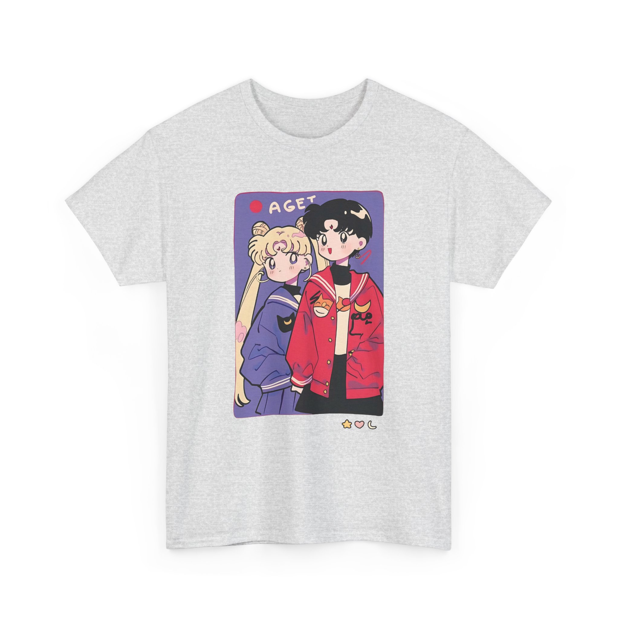Sailor Moon - Usagi and Mamoru Chibi Fanart T Shirt - Image 5