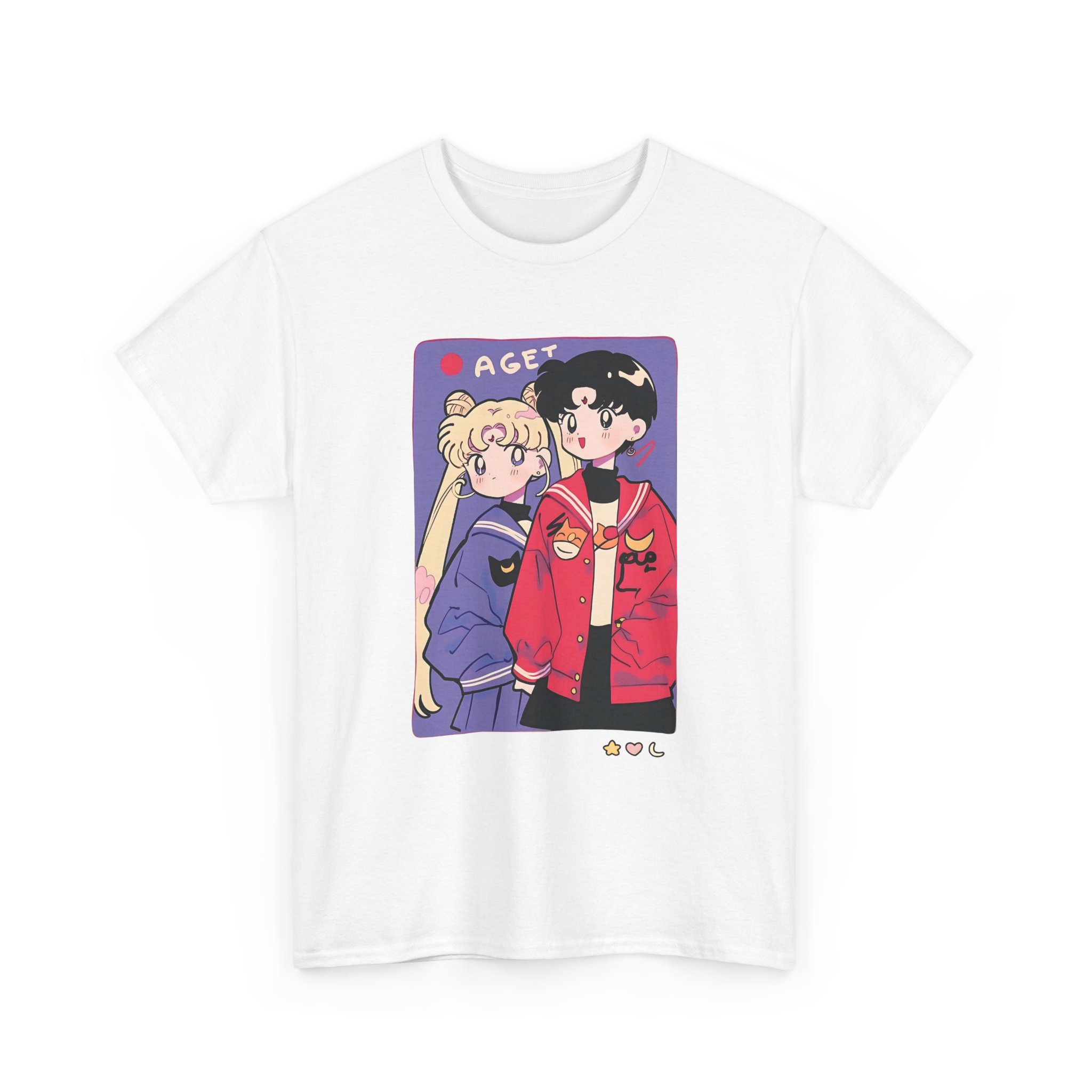Sailor Moon - Usagi and Mamoru Chibi Fanart T Shirt