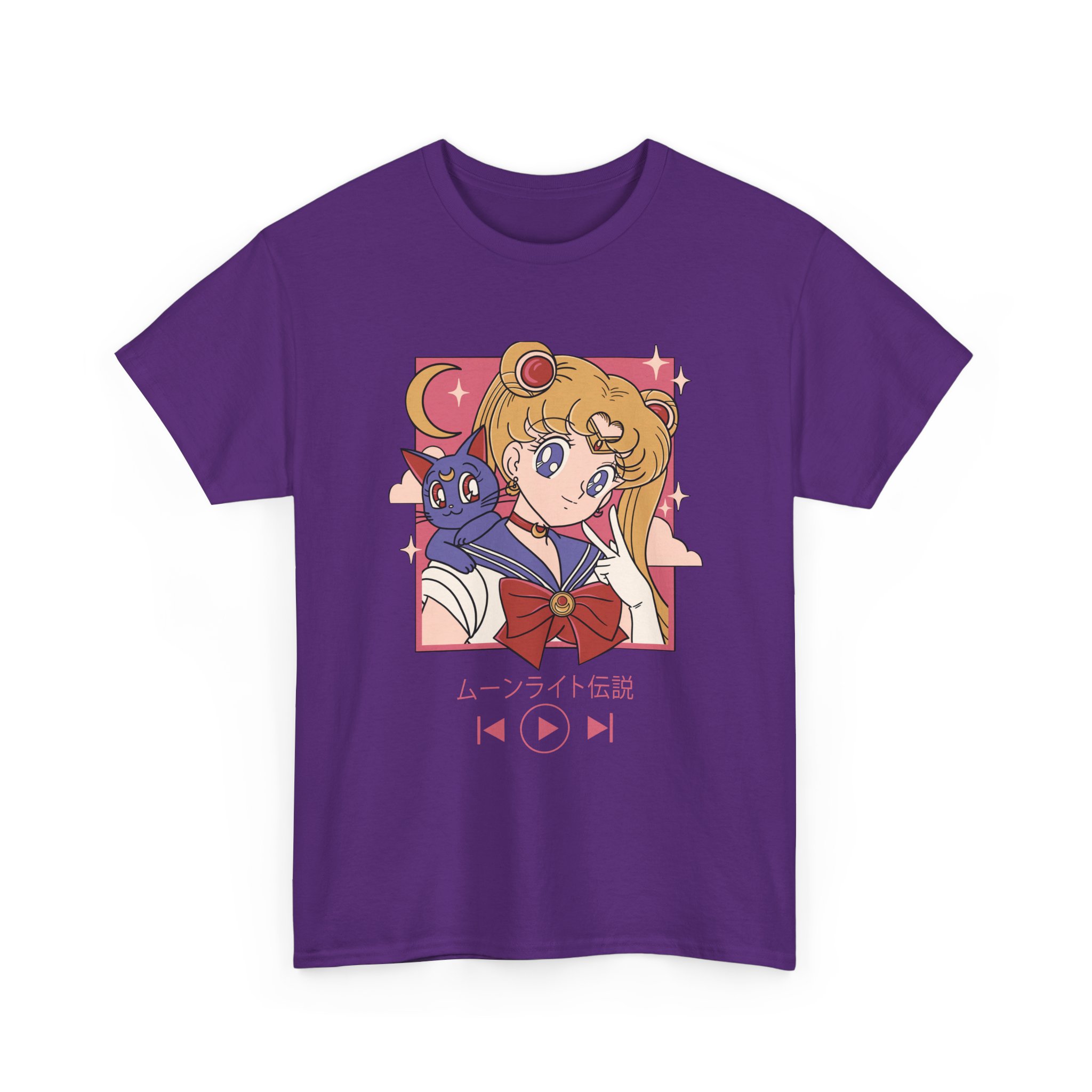 Sailor Moon - Usagi and Luna Fanart T Shirt - Image 14