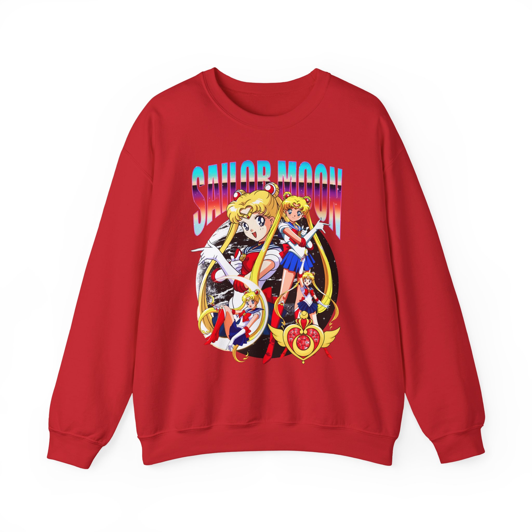 Sailor Moon Retro 90s Anime Graphic Sweatshirt - Image 13