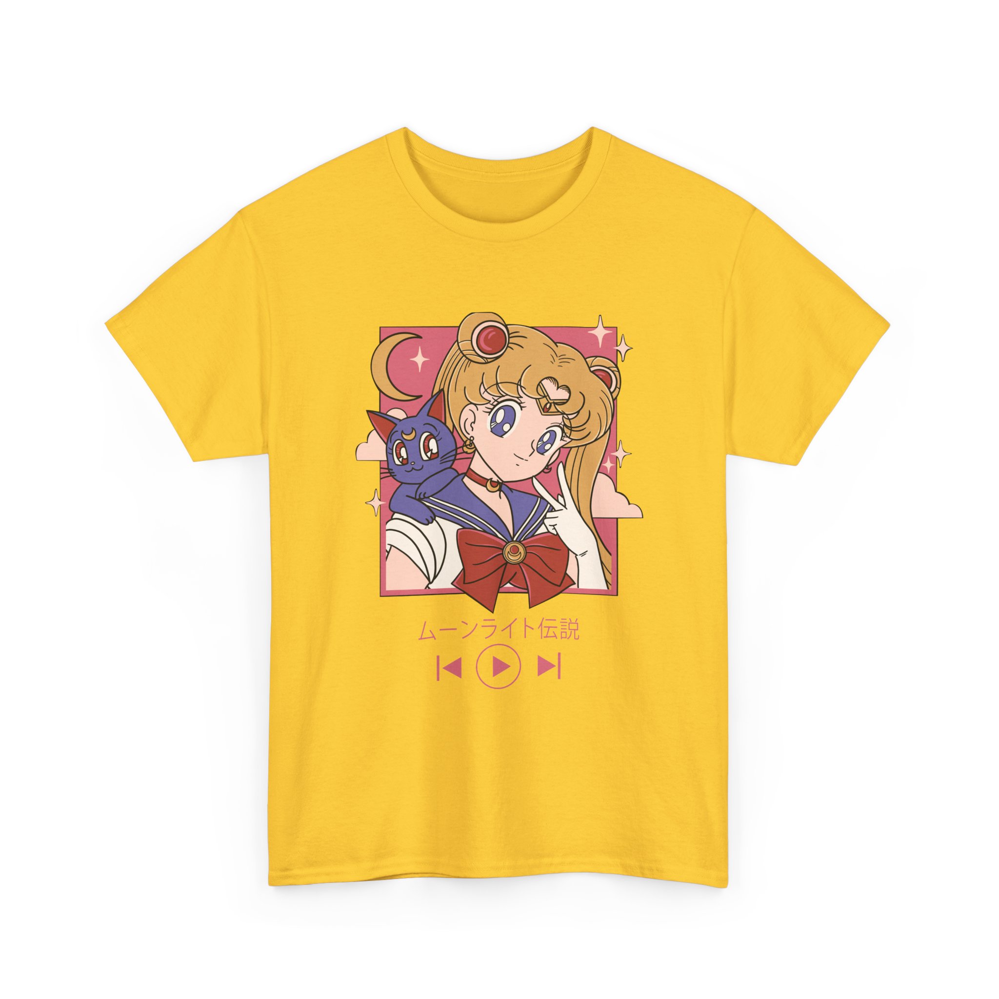 Sailor Moon - Usagi and Luna Fanart T Shirt - Image 17
