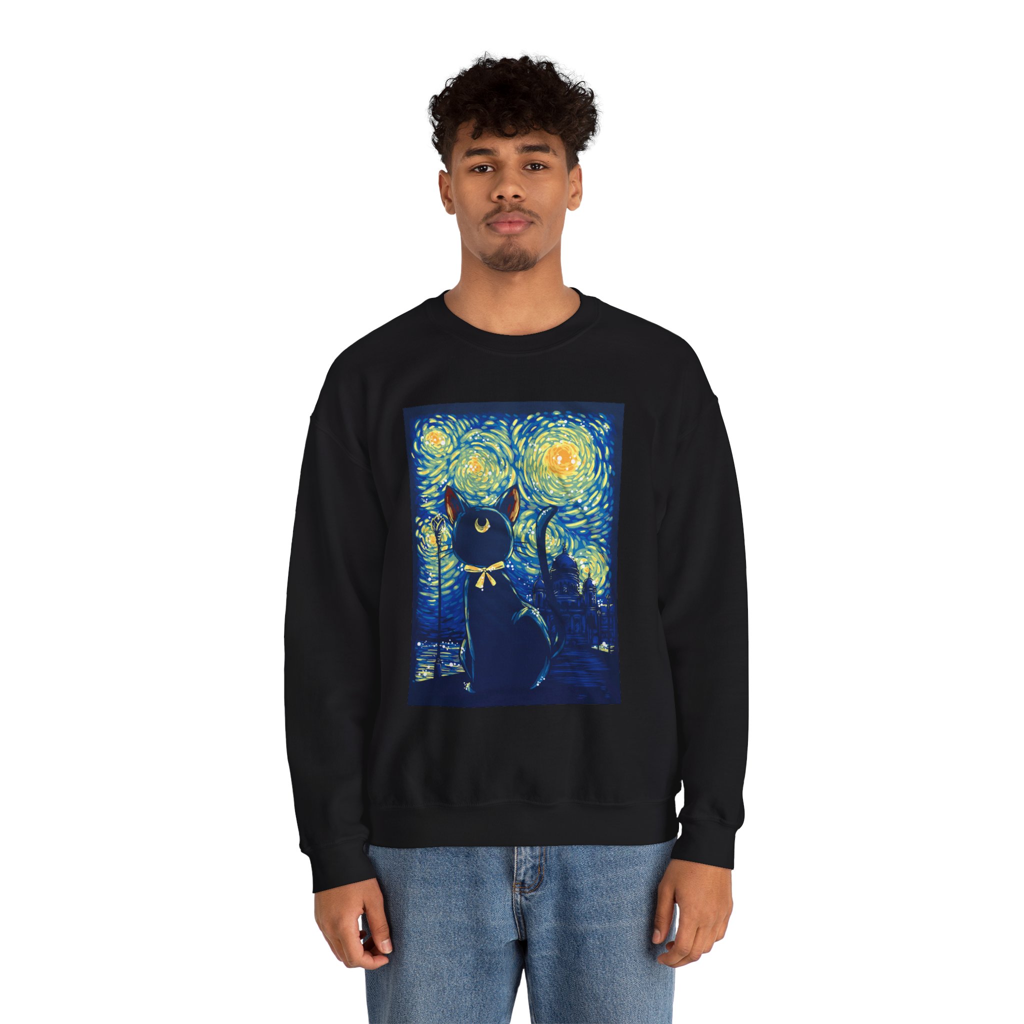 Sailor Moon - Luna Starry Night Sweatshirt - Image 4
