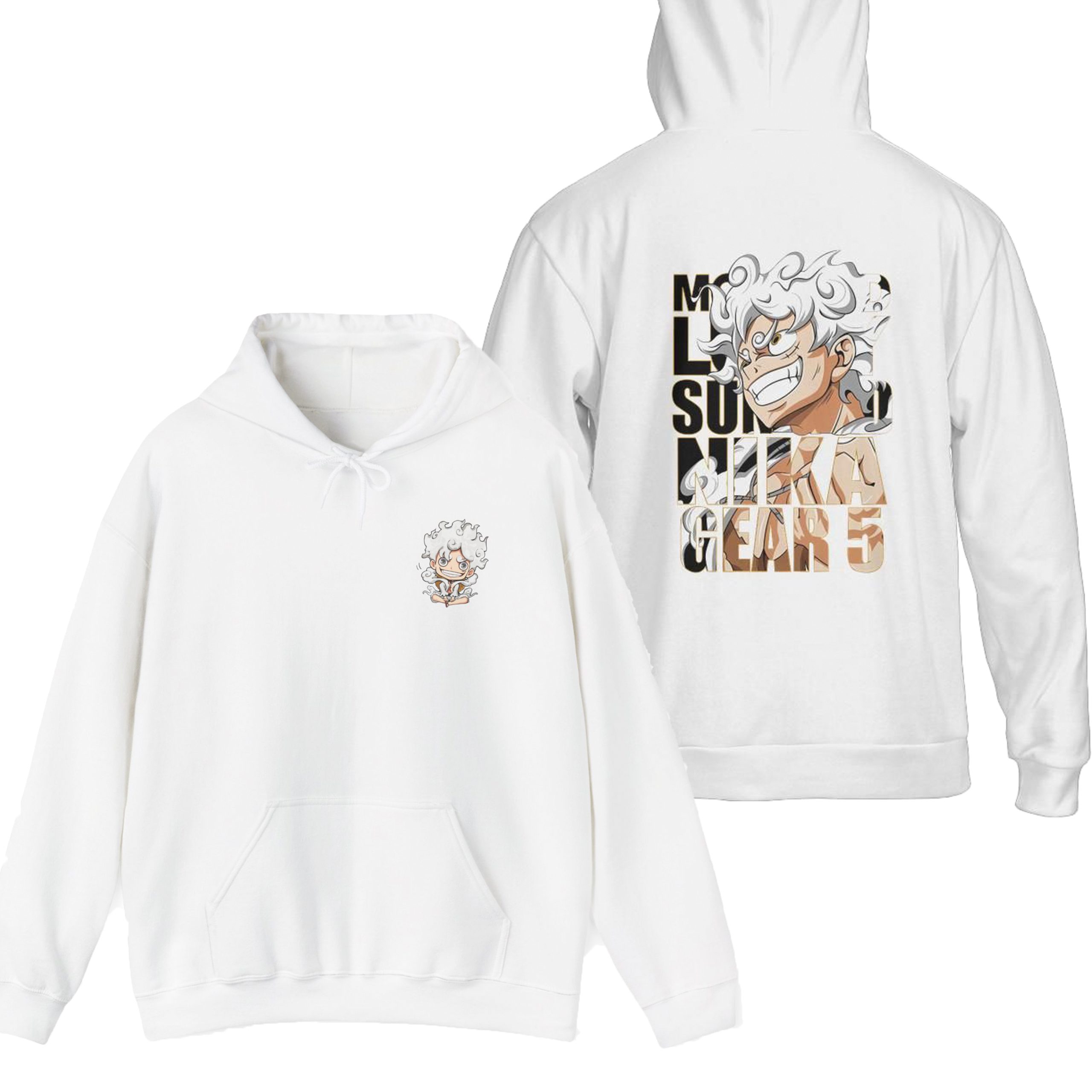 One Piece - Luffy Nika Gear 5 Pullover Hoodie