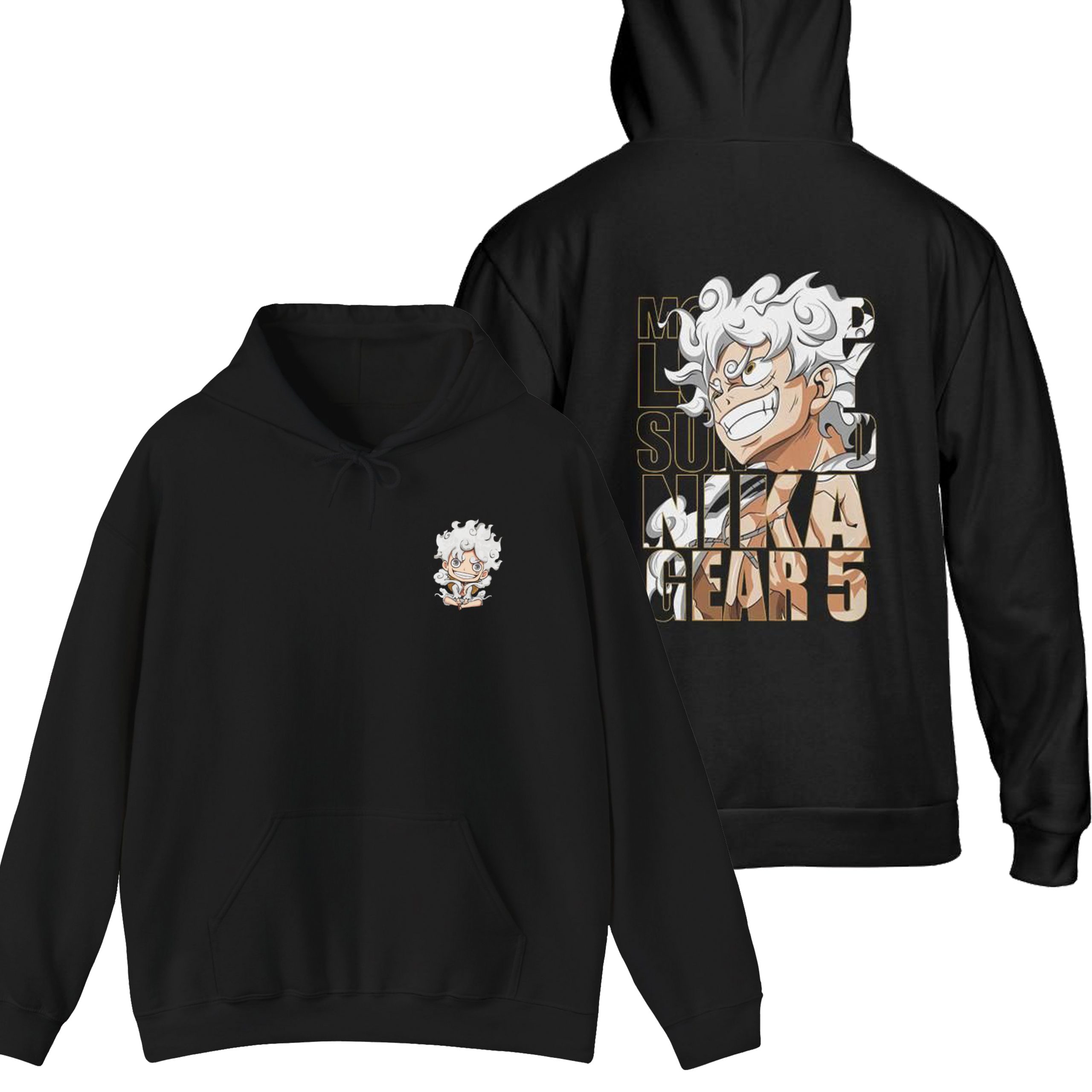 One Piece - Luffy Nika Gear 5 Pullover Hoodie - Image 5