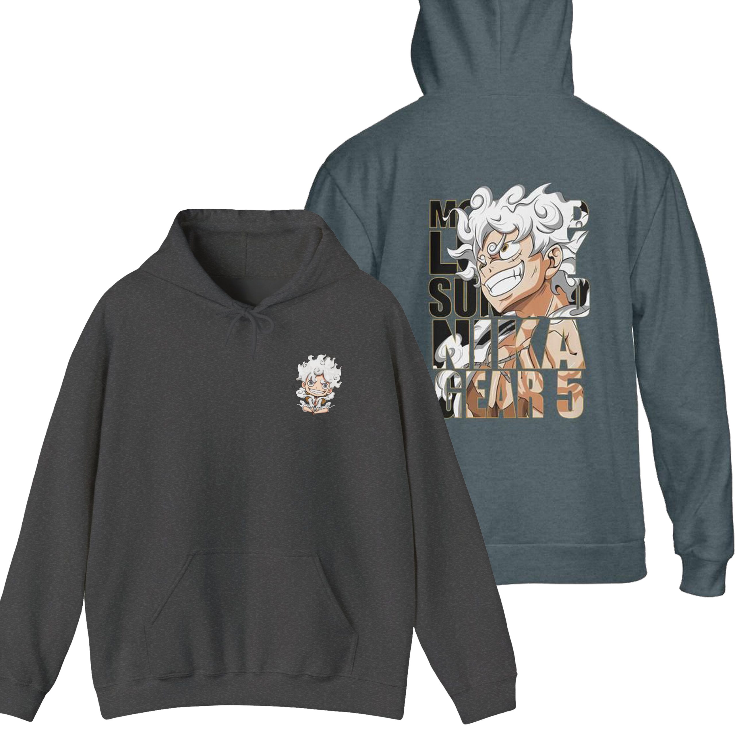 One Piece - Luffy Nika Gear 5 Pullover Hoodie - Image 3