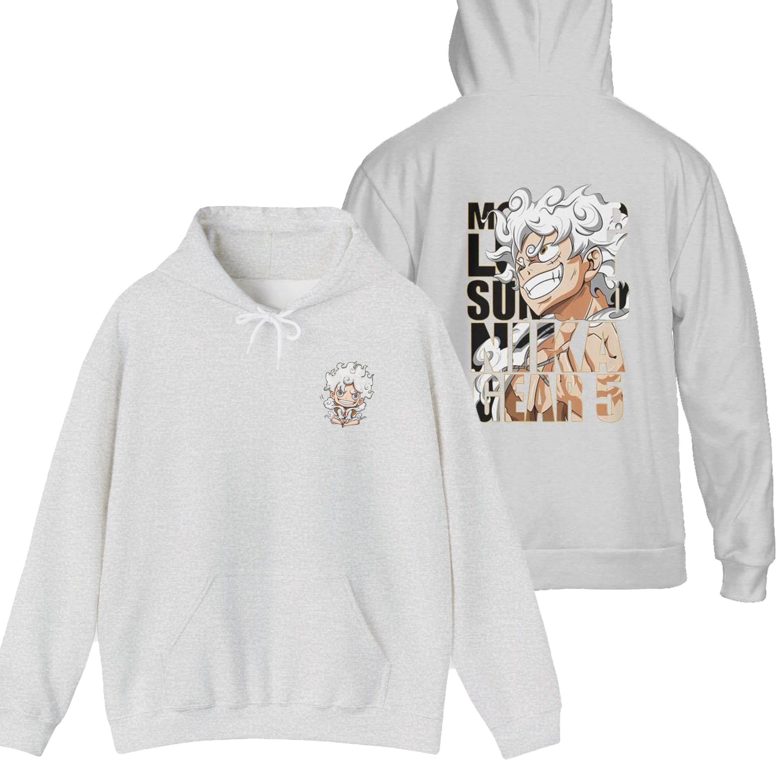 One Piece - Luffy Nika Gear 5 Pullover Hoodie - Image 9