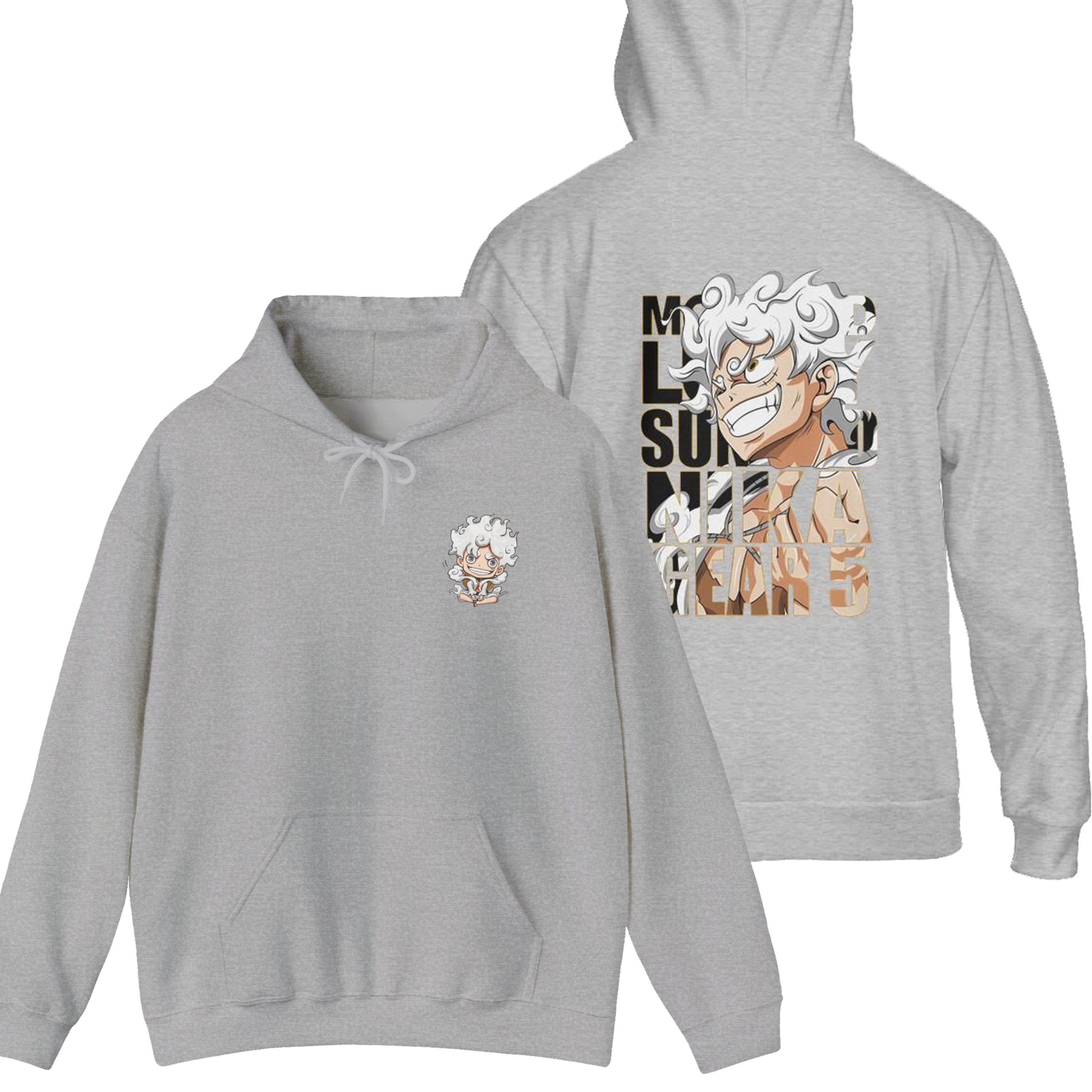 One Piece - Luffy Nika Gear 5 Pullover Hoodie - Image 8