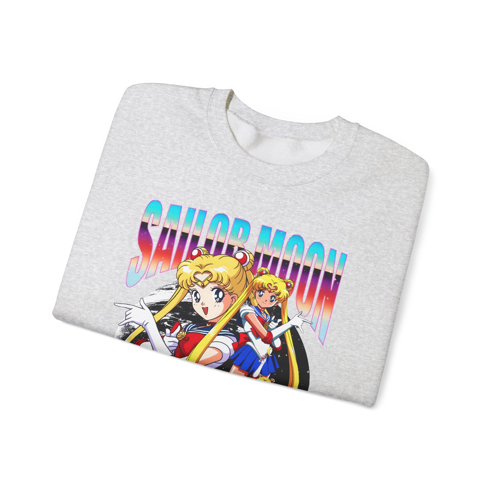 Sailor Moon Retro 90s Anime Graphic Sweatshirt - Image 5