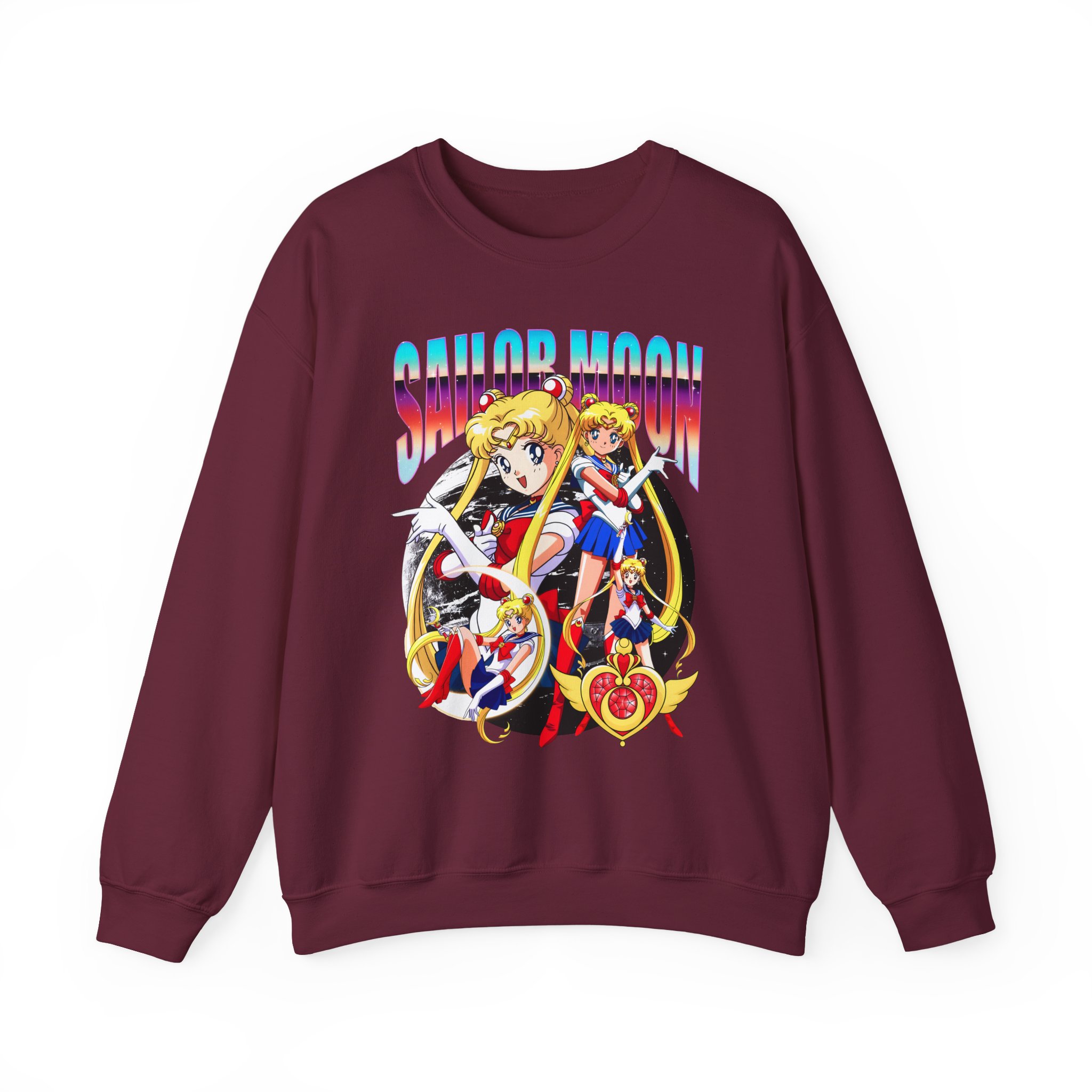 Sailor Moon Retro 90s Anime Graphic Sweatshirt - Image 7