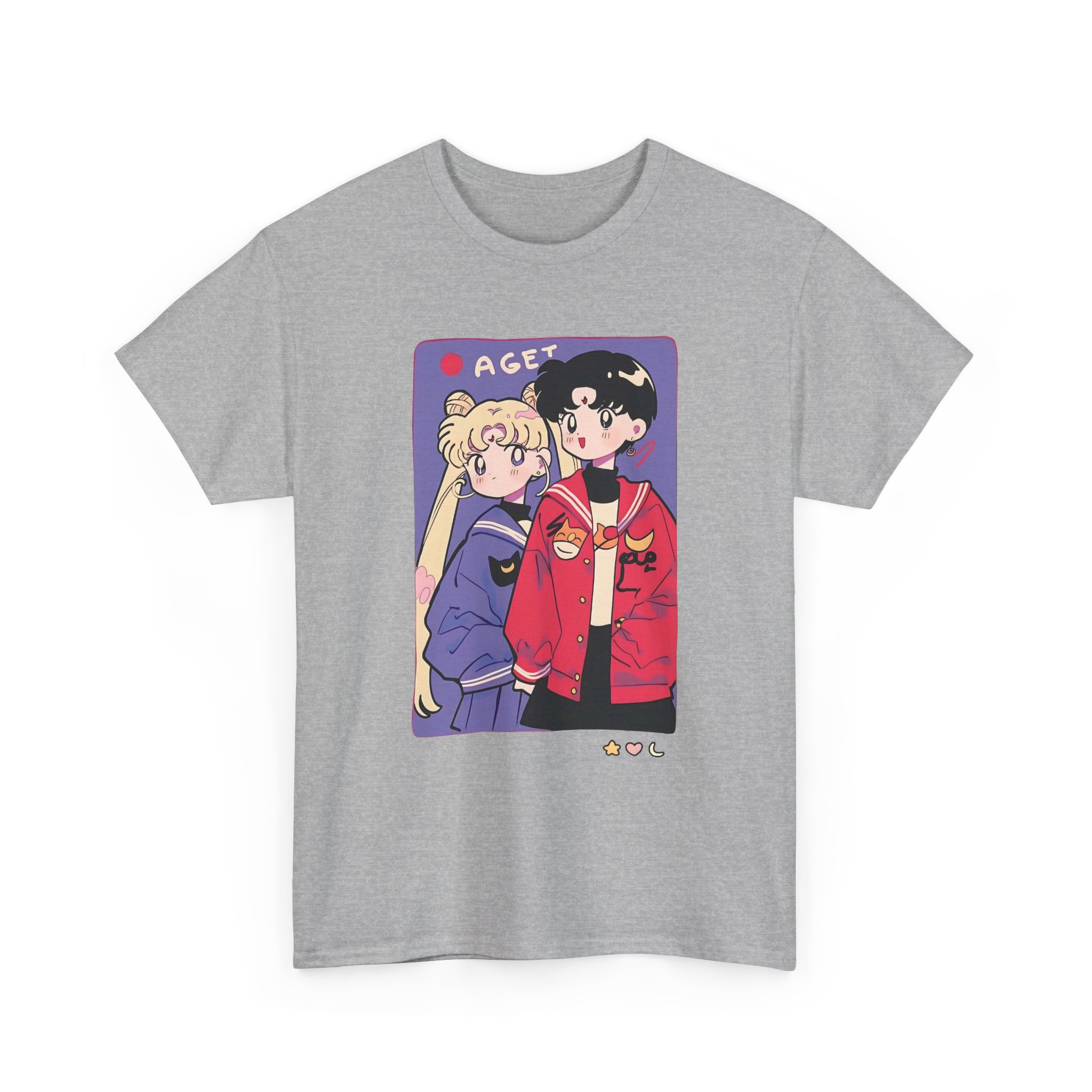 Sailor Moon - Usagi and Mamoru Chibi Fanart T Shirt - Image 6