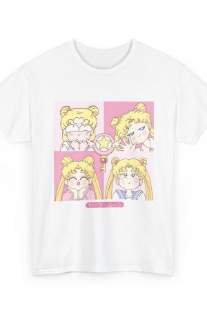 Sailor Moon Kawaii Mood Collage T Shirt