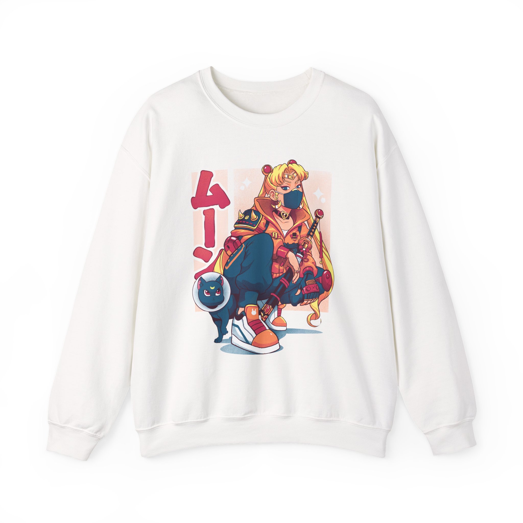 Sailor Moon Cyberpunk Street-style Sweatshirt