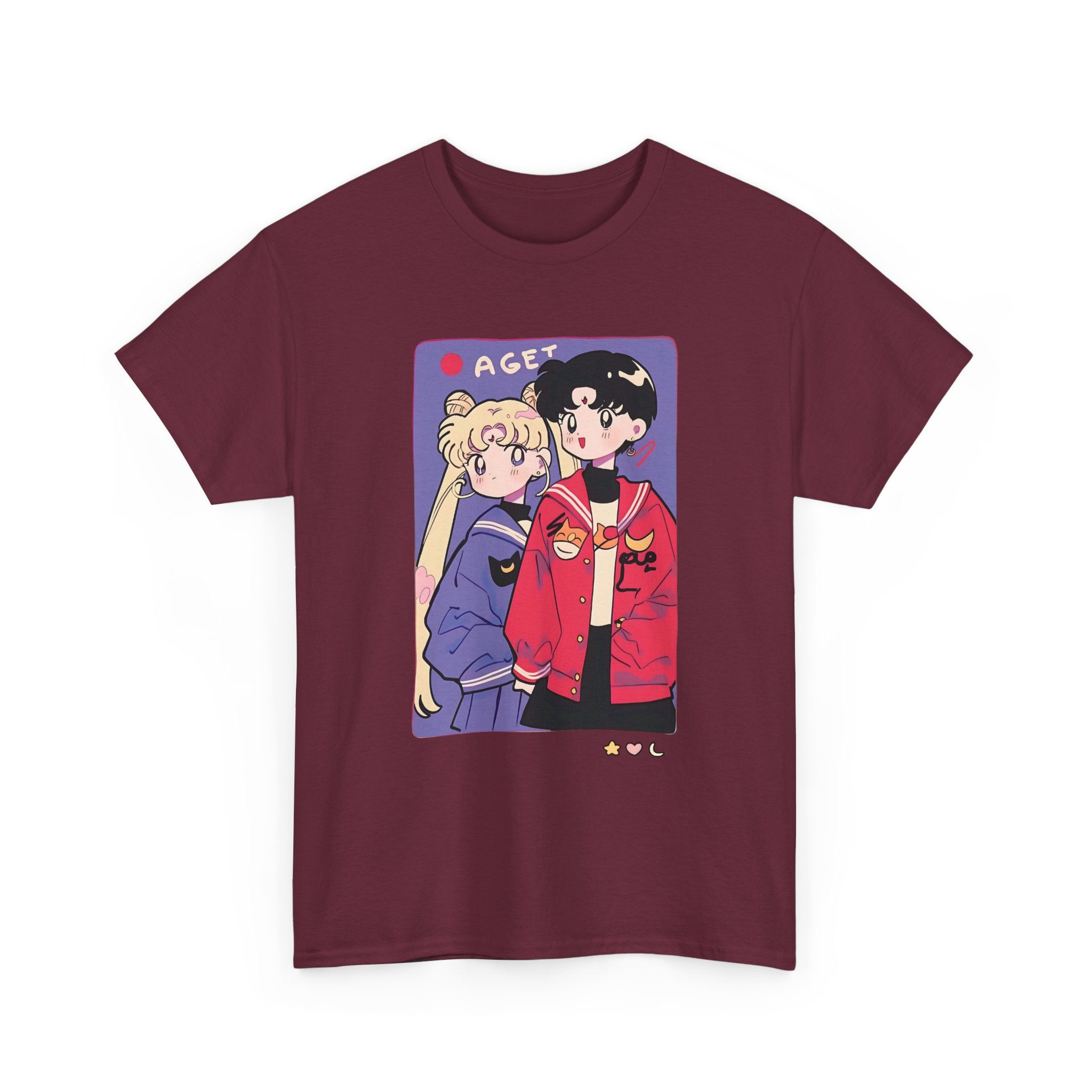 Sailor Moon - Usagi and Mamoru Chibi Fanart T Shirt - Image 7
