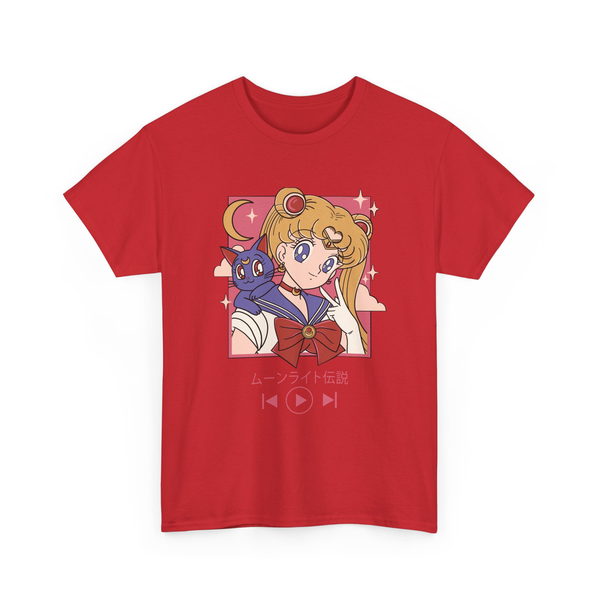 Sailor Moon - Usagi and Luna Fanart T Shirt - Image 13