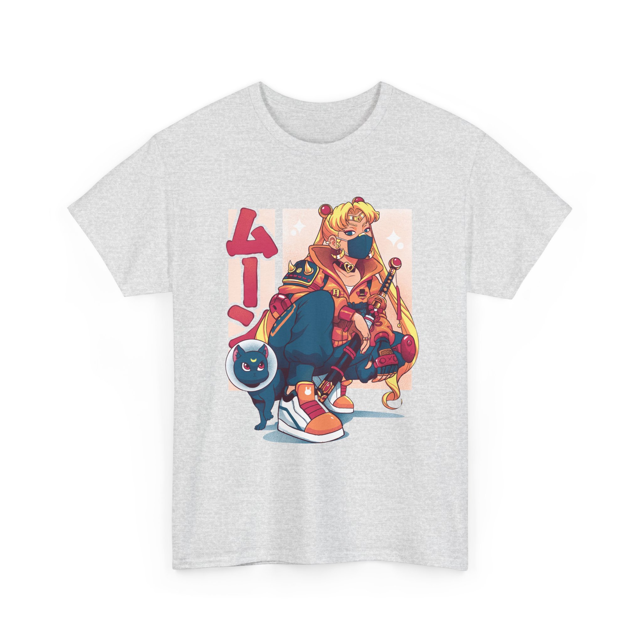 Sailor Moon Cyberpunk Street-style T Shirt - Image 6