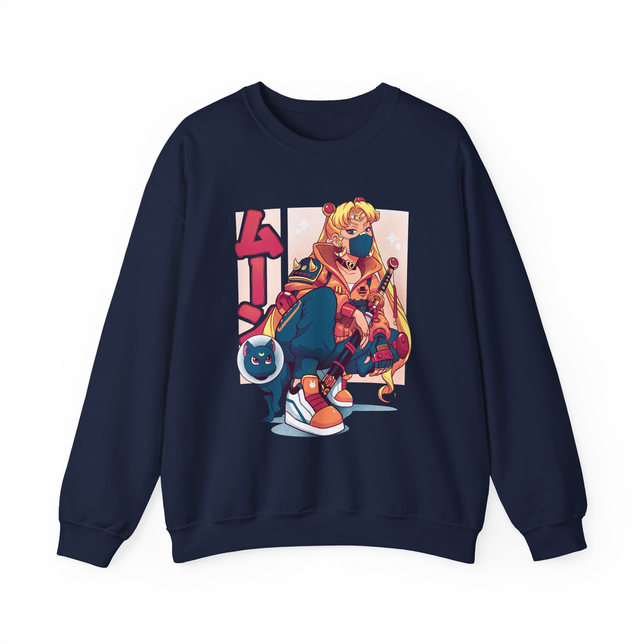 Sailor Moon Cyberpunk Street-style Sweatshirt - Image 11