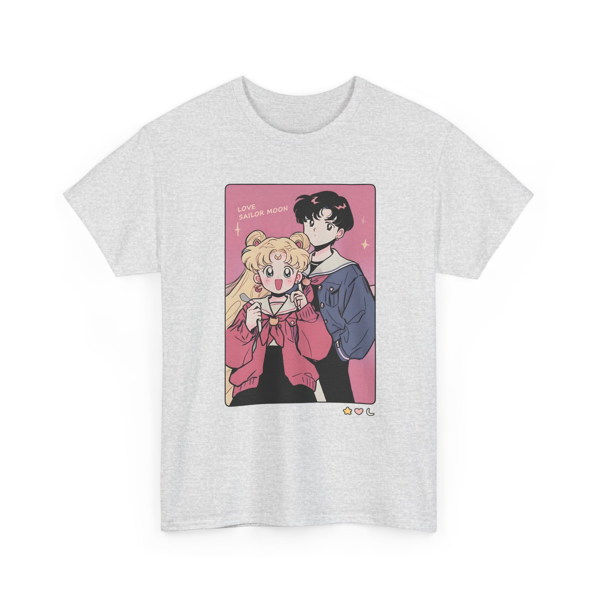 Sailor Moon - Usagi and Mamoru Fanart T Shirt - Image 5