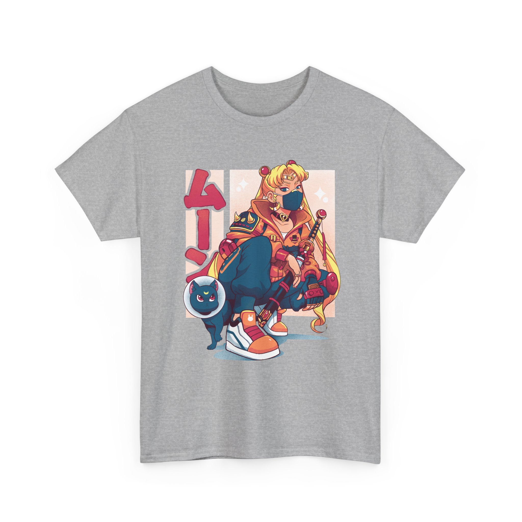 Sailor Moon Cyberpunk Street-style T Shirt - Image 8