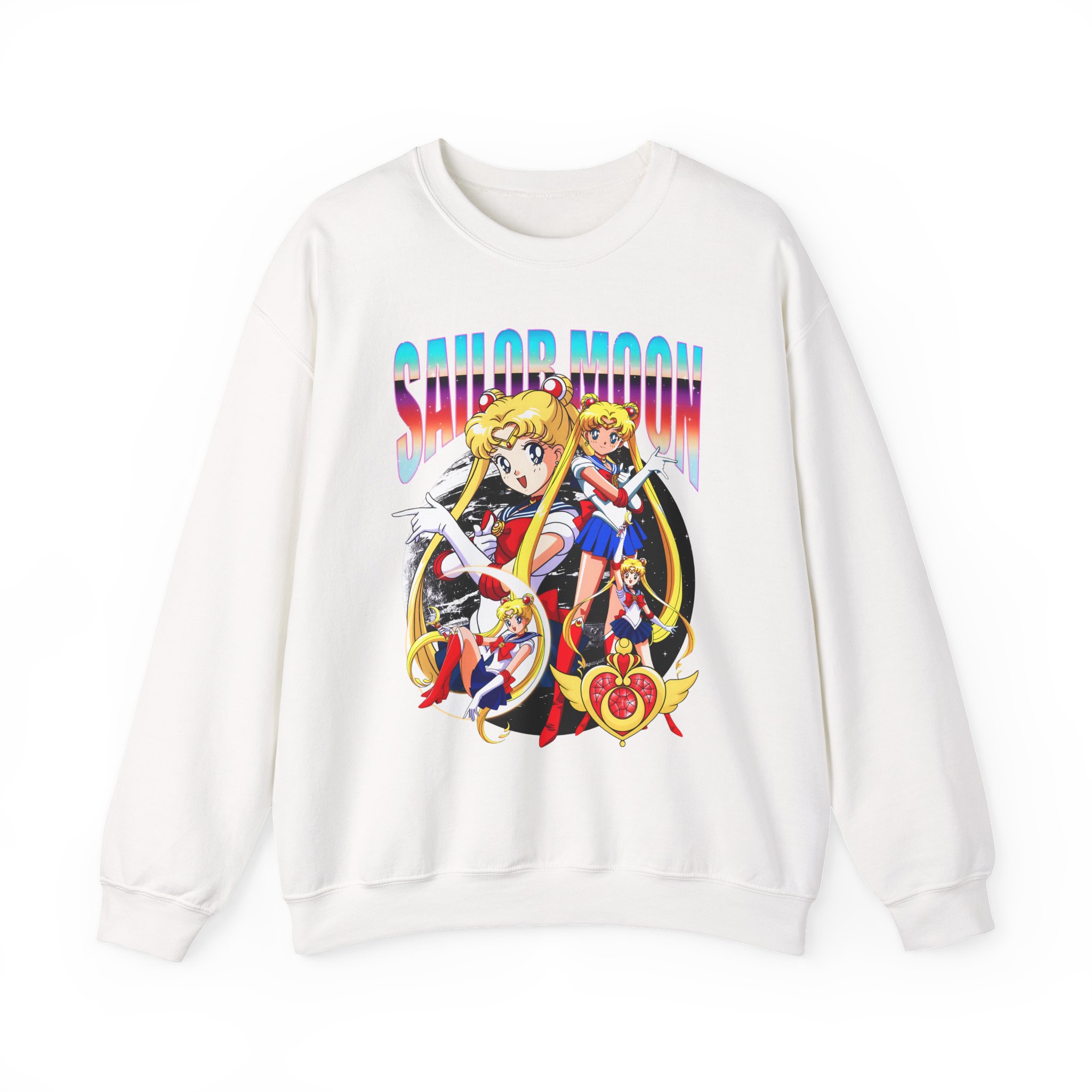 Sailor Moon Retro 90s Anime Graphic Sweatshirt