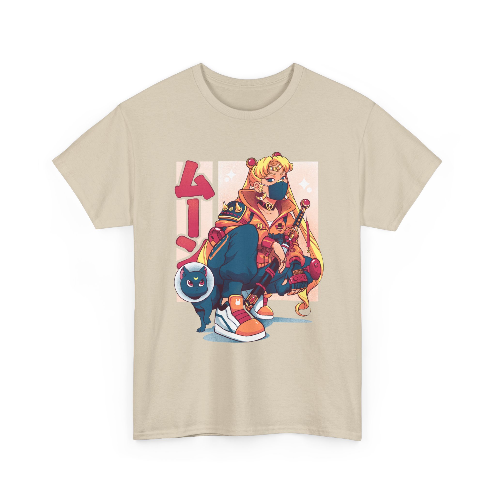 Sailor Moon Cyberpunk Street-style T Shirt - Image 20