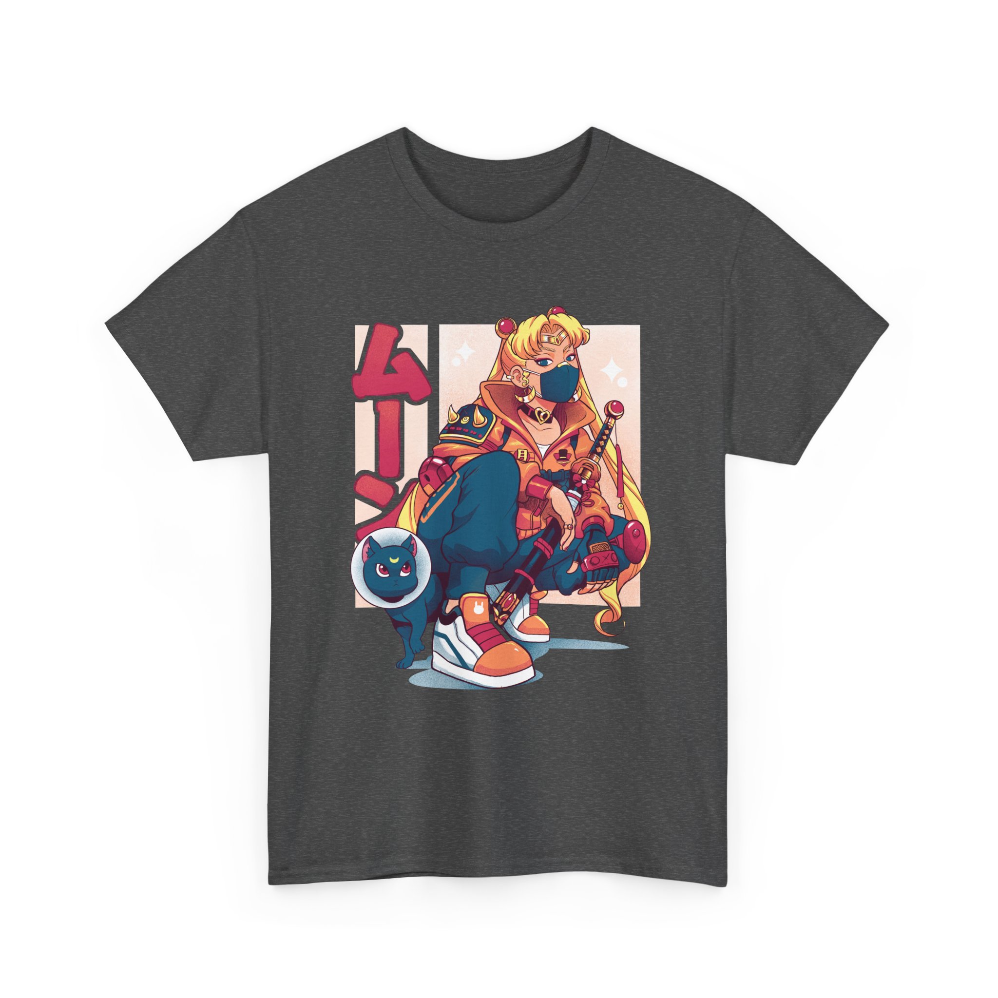 Sailor Moon Cyberpunk Street-style T Shirt - Image 15