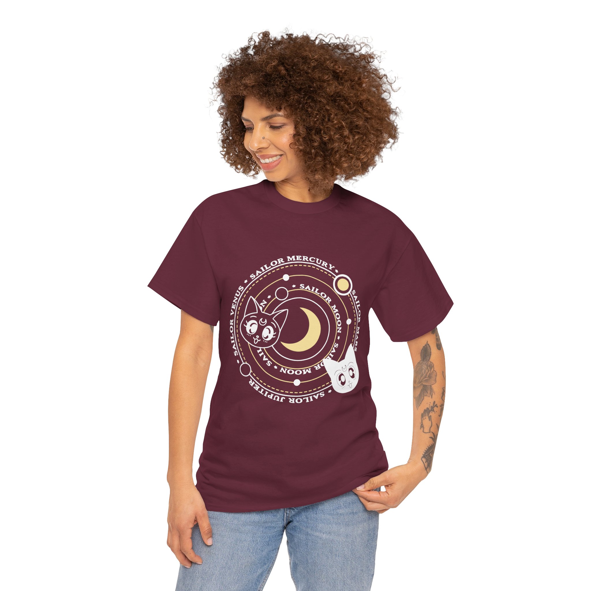 Sailor Moon - Luna & Artemis T Shirt - Image 5