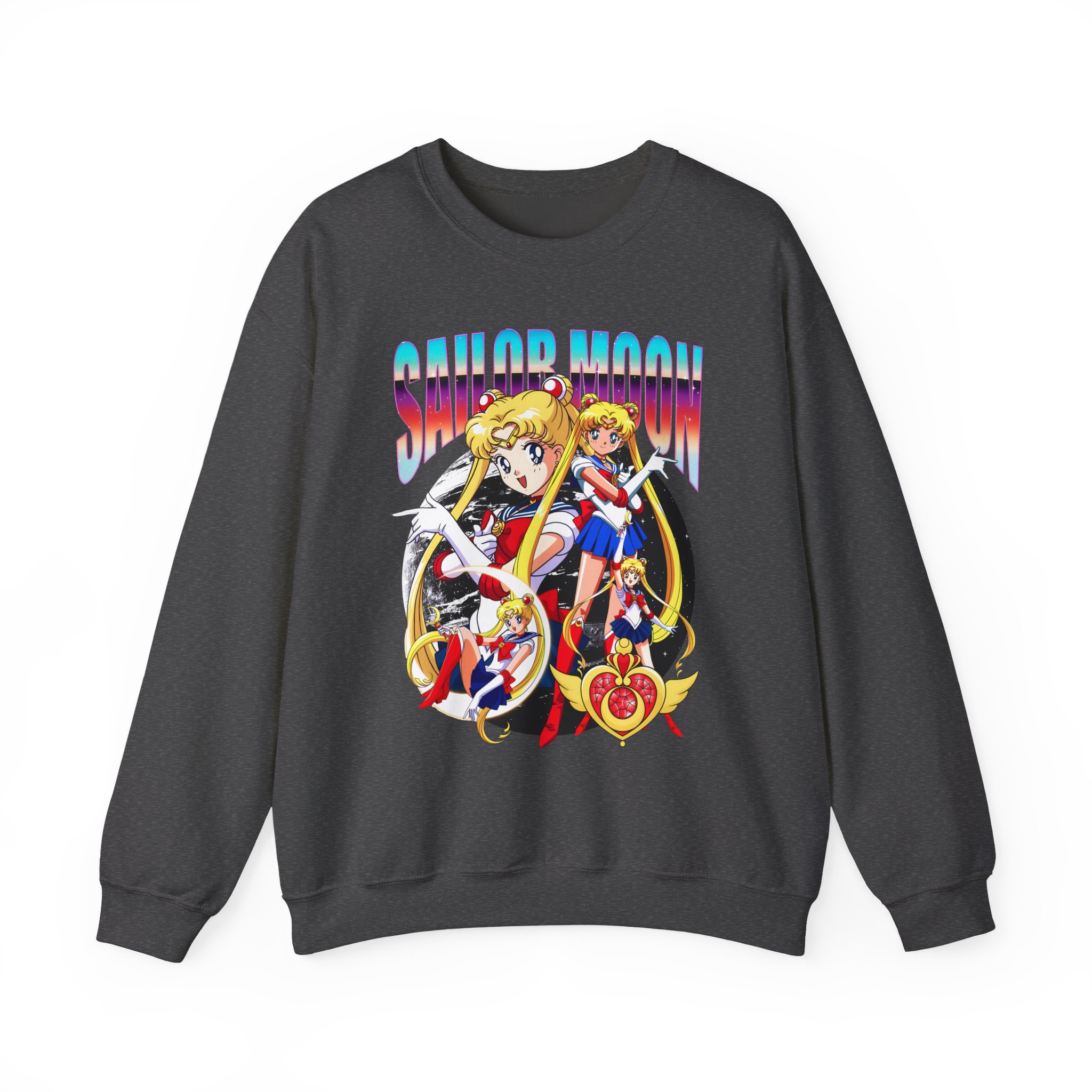 Sailor Moon Retro 90s Anime Graphic Sweatshirt - Image 9