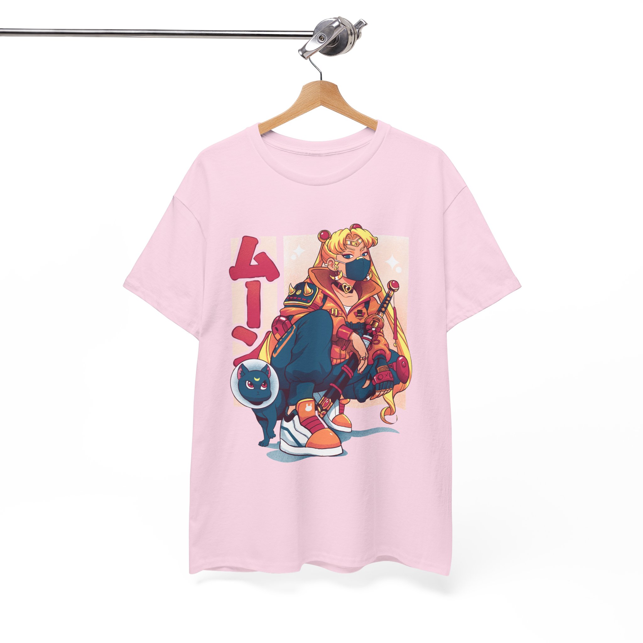 Sailor Moon Cyberpunk Street-style T Shirt - Image 14